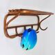 1900s Thonet Vienna Art Nouveau Secessionist Bentwood Wall Coat Rack, Austria