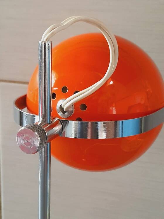 Orange Eye Ball Lamp 1970