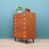 Commode en teck, design danois, années 1970, production : Danemark