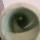 Vase / Verre Soliflore, vert céladon, 70's - France