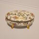 Limoges porcelain bonbonnière signed P & Cie Floral motif
