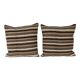 Set of 2 vintage kilim cushion covers 61x61 cm