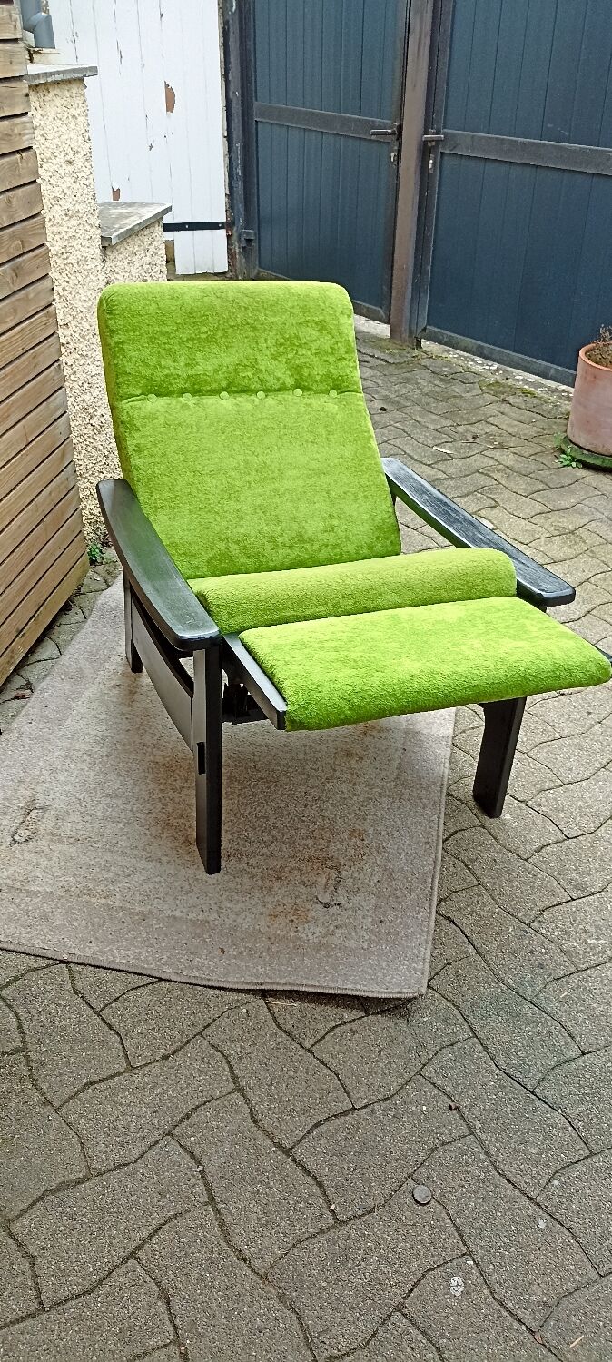 Vintage reclining armchair