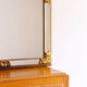 Large golden mirror Deknudt vintage 1970s