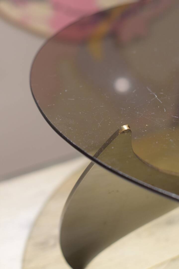 Table Basse Propeller en Verre par Knut Hesterberg pour Ronald Schmidt, 1960s