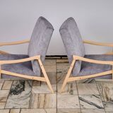 Paire de fauteuils conçus par J. Jiroutek, TON Tchécoslovaquie, années 1960, Vintage