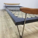 Bed, designed by Fred Ruf for Wohnbedarf, Switzerland, 1950s.