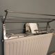 chrome coat rack with 4 hooks