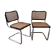 Pair of Marcel Breuer Cesca B32 chairs