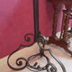 Wrought iron floor lamp