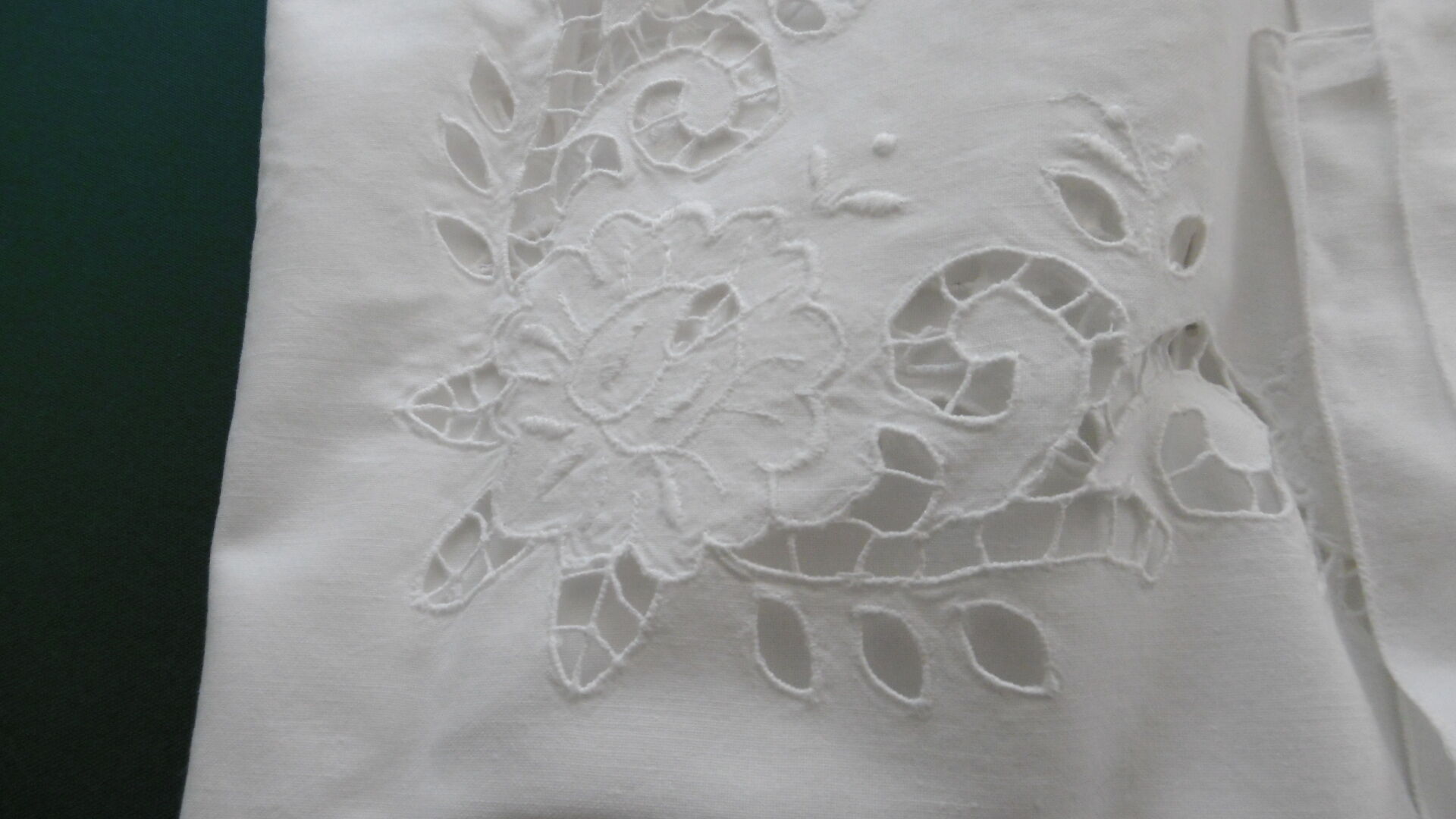 Tea tablecloth or curtain 70 70 cm