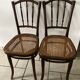 Pair of Canned Thonet chairs