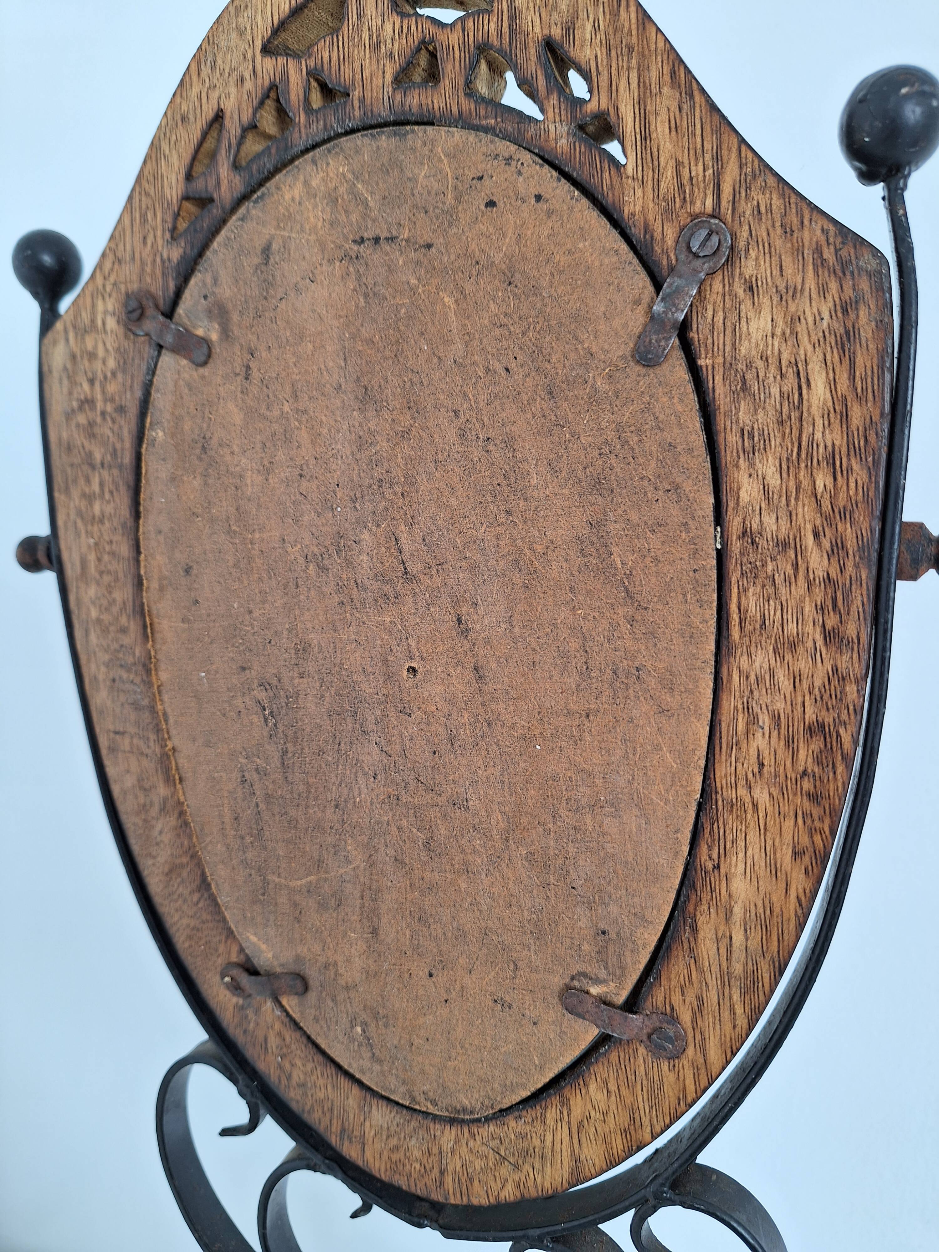 Baroque table mirror 25x56cm