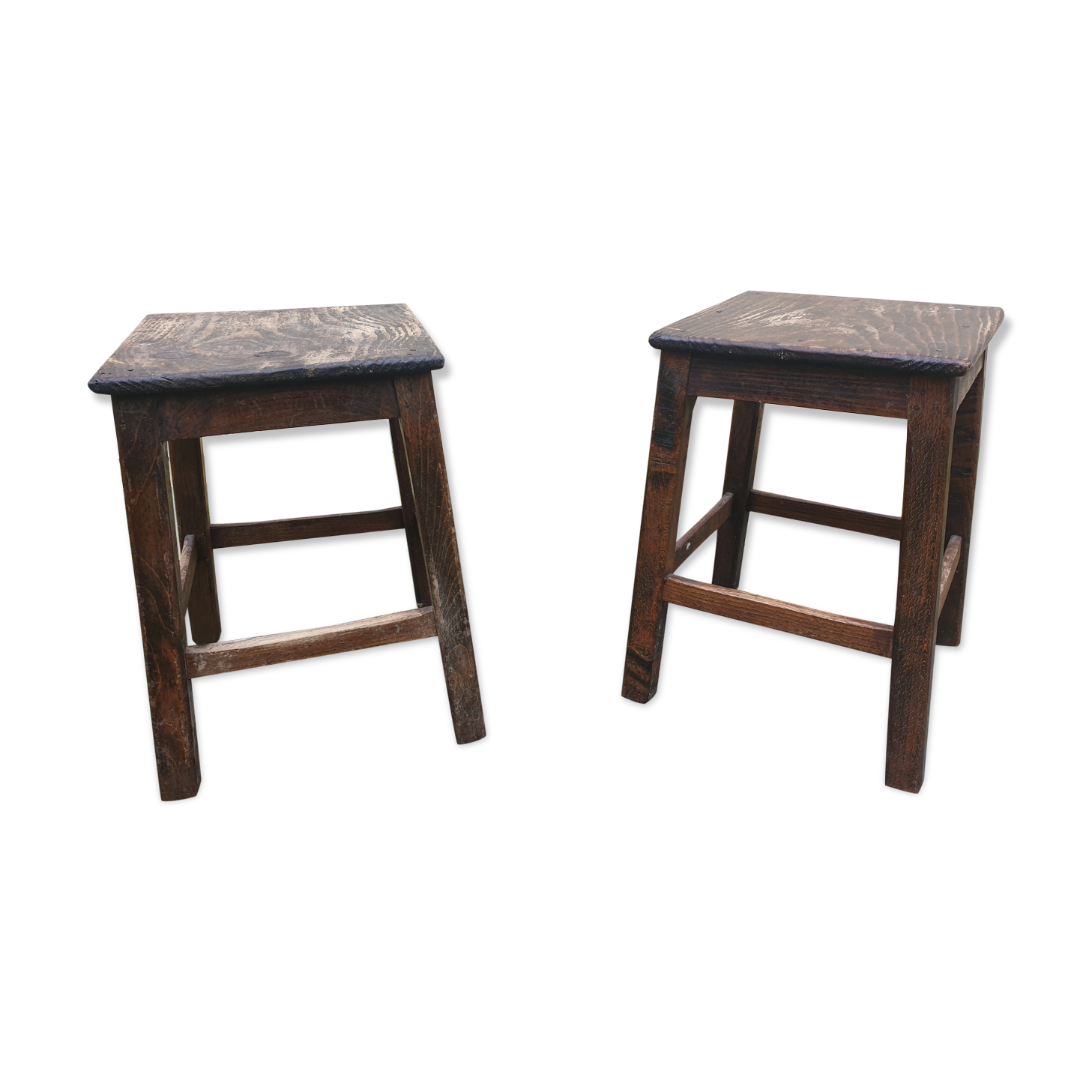 Pair of workshop stools