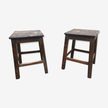 Pair of workshop stools