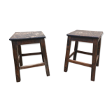 Pair of workshop stools