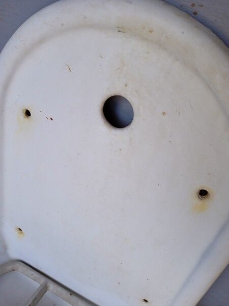 Water fountain, sink enamelled cast iron sink, ep 1950