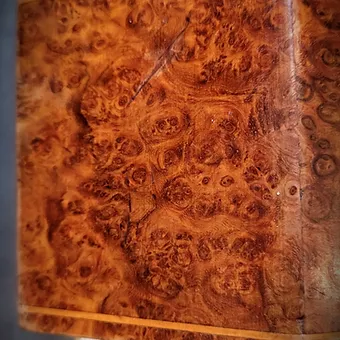 Art Deco inlaid clock