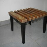 Tabouret à lattes