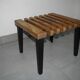 Tabouret à lattes