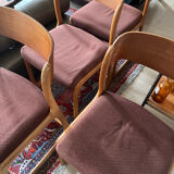 4 Baumann sleigh chairs