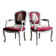 Paire de fauteuils tapissés cabriolets Louis XV