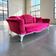 Fauteuil/canapé baroque fuchsia XL vintage