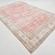 Tapis persan rouge poussiéreux 7x10, 205x322Cm