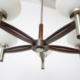 Mid-century big German chandelier, 1970's.