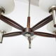 Mid-century big German chandelier, 1970's.