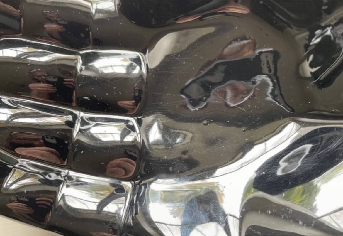 Black ceramic pocket tray