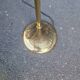 Flower floor lamp bronze sculpture 70's 80's