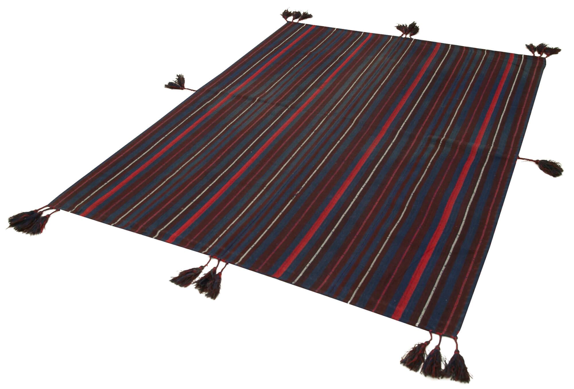 Turkish Handmade Vintage Anatolian Kilim 156 cm x 210 cm
