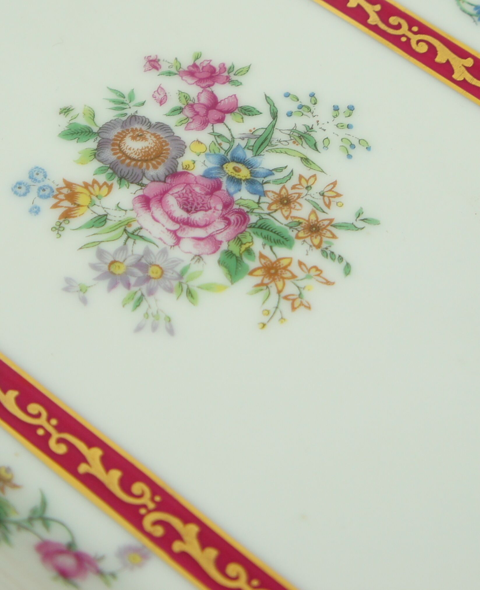 Limoges porcelain cake dish