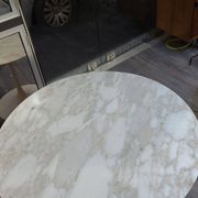 Saarinen table in Calacatta marble round 91 cm