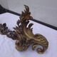 Devant de cheminée bronze 19 ème de style rocaille