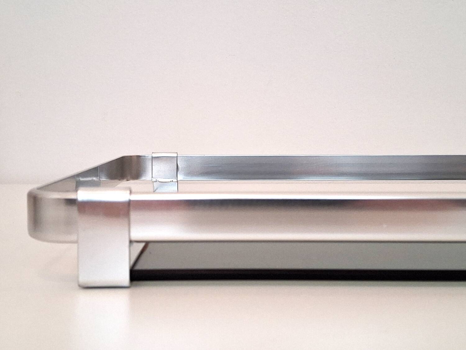 Plateau vintage italien de style Bauhaus (années 1970)