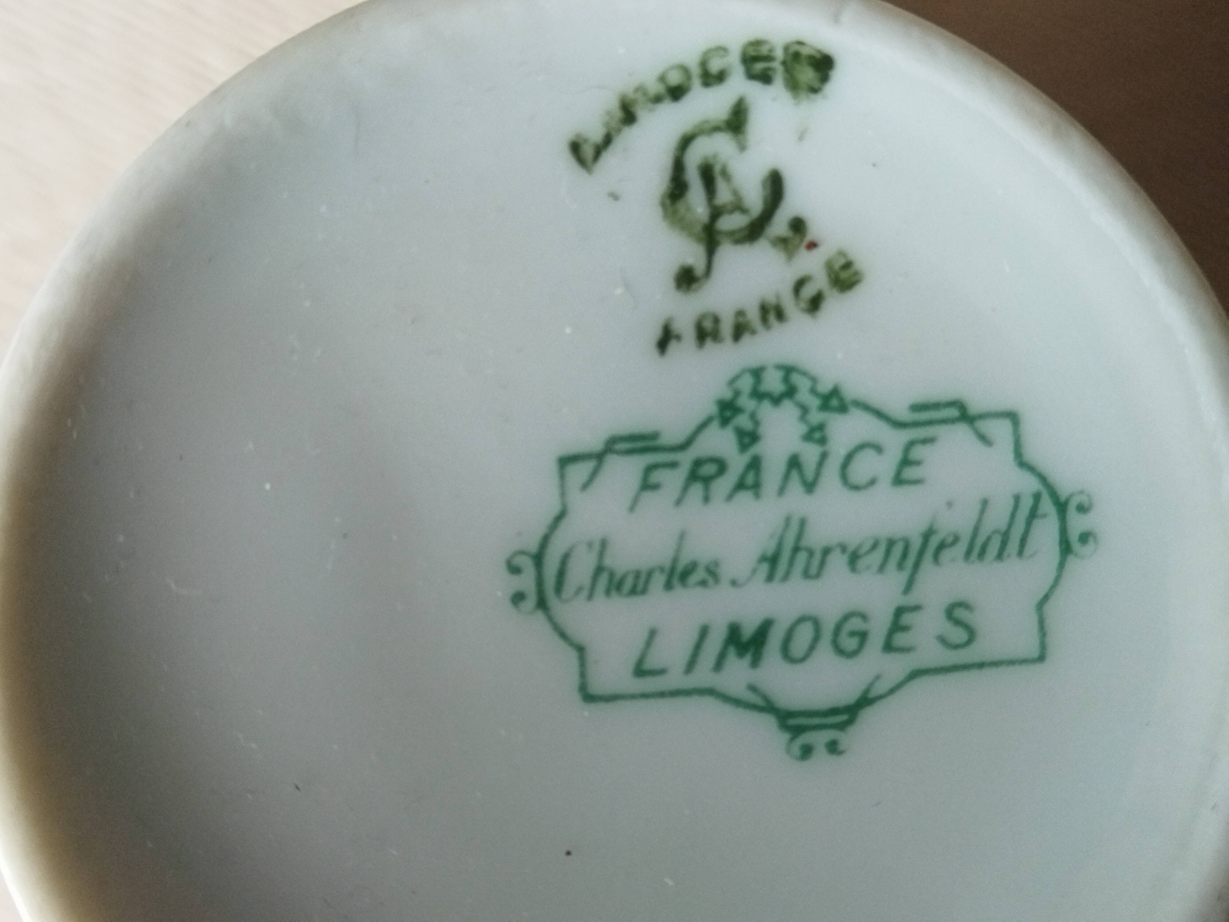 10 Ahrenfeldt Limoges coffee cups