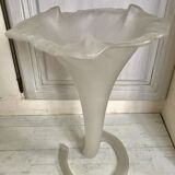 Vase en verre soufflé style Art nouveau 50cm