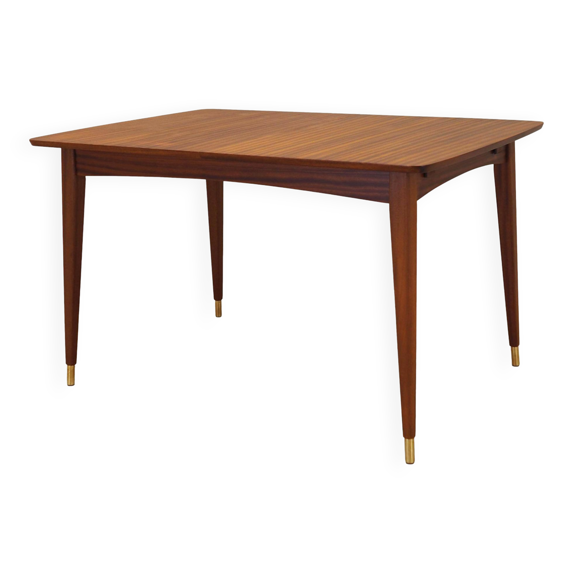 Table en acajou, design danois, années 1970, production : Danemark