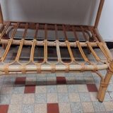 Rattan bedside table