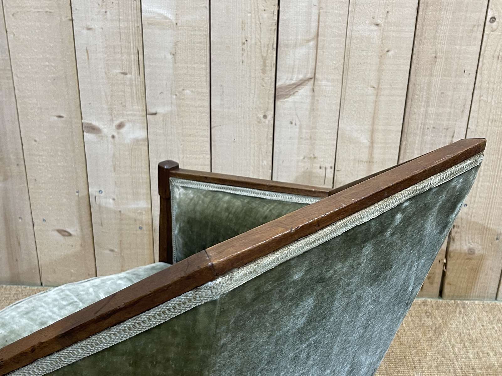 Paire de fauteuils époque Art déco en acajou massif