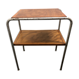 Bauhaus double wooden tray and tube structure around 1930