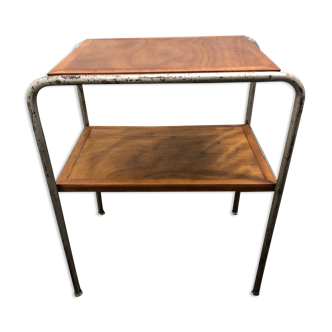 Bauhaus double wooden tray and tube structure around 1930