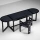 Augusto Savini rare drop leaf desk with Pamplona chair for Pozzi Italy