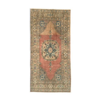 Tapis vintage turc oushak 187x91 cm