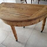 half moon console table