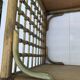 Wicker rattan coffee table 60s-70s