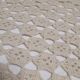 Crochet bedspread in string color