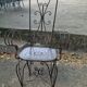 Fauteuils de jardin vintage en fer forgé